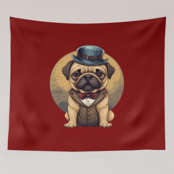 Item preview, Dapper Pug designed and sold by ghastlygraphix.