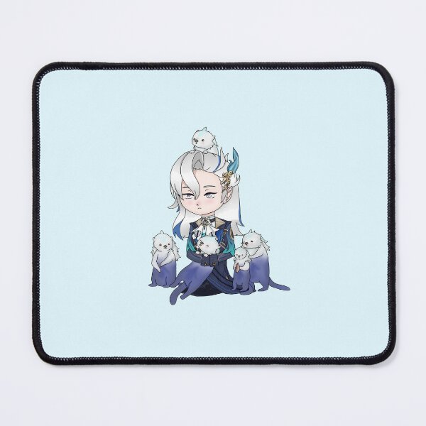 Item preview, Neuvillette and the otters designed and sold by Lysynn.
