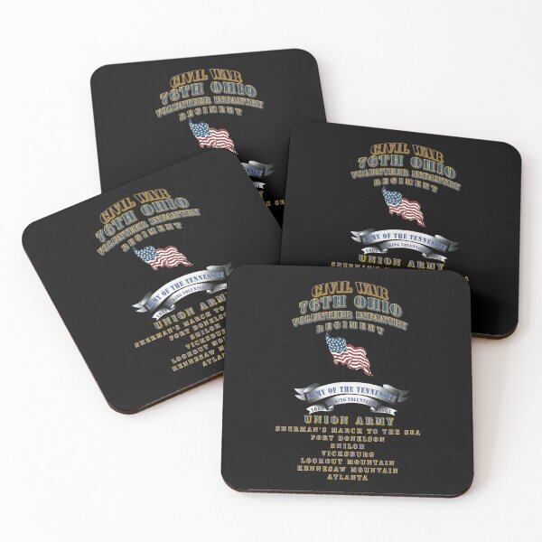 Item preview, Civil War - 76th Ohio Infantry Regiment - USA - Battle X 300 designed and sold by Military Insignia Products.