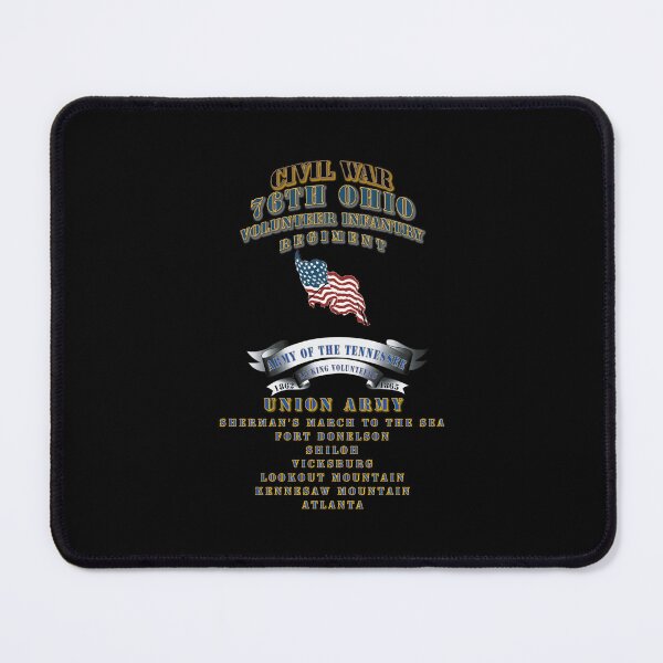 Item preview, Civil War - 76th Ohio Infantry Regiment - USA - Battle X 300 designed and sold by Military Insignia Products.
