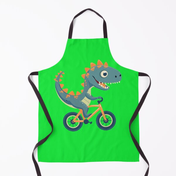 Item preview, Cute dinosaur on bicycle designed and sold by MaateoDesign.