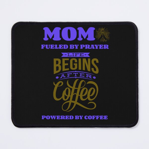 Artikelvorschau, Lustig, Mama angetrieben vom Gebet, angetrieben vom Kaffee, das Leben beginnt nach dem Kaffee entworfen und verkauft von NeaftyFinds.