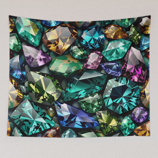 Item preview, Abstract Gemstone Camouflage Pattern designed and sold by TheArtOfPat.