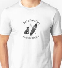Love Paddle Boarding and my dog Unisex T-Shirt