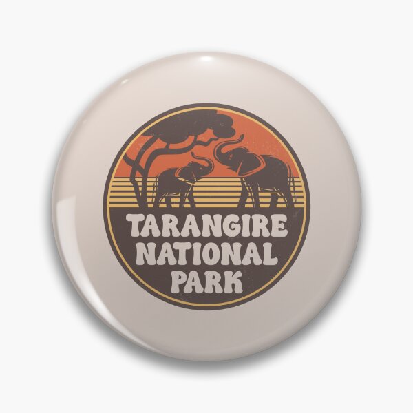 Item preview, Tarangire National Park Vintage Savanna Graphic designed and sold by CynthiaGraphics.