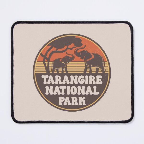 Item preview, Tarangire National Park Vintage Savanna Graphic designed and sold by CynthiaGraphics.