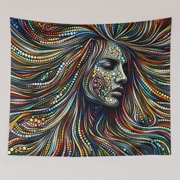 Item preview, Woman in the dots designed and sold by flarble.