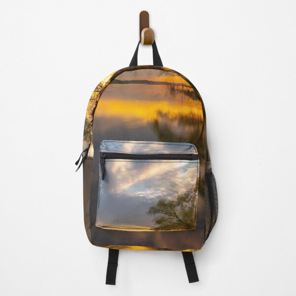 Item preview, nuture lovers,sunset, lake, tree, reflection, louds, golden hour, amazing designed and sold by MegzDesign.