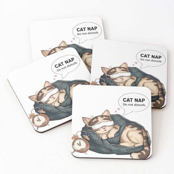Item preview, tabby cat takes a nap, do not disturb designed and sold by Lunaawga.