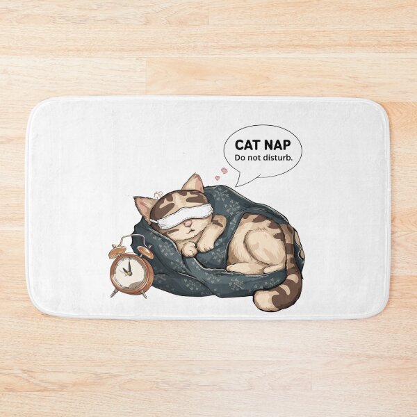 Item preview, tabby cat takes a nap, do not disturb designed and sold by Lunaawga.