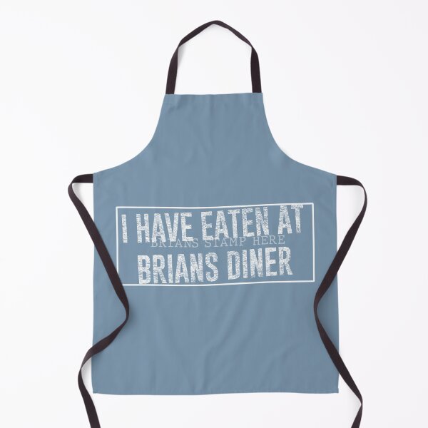Item preview, Echo & The Bunnymen Crystal Day Brians Diner Stamp White on Original Blue designed and sold by Logo-A-GoGo.