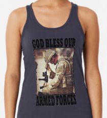 God bless our armed forces - UK Women's Tank Top