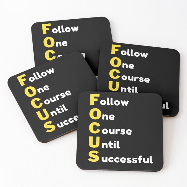 Item preview, Focus- Follow One Course Until Successful designed and sold by IlikeStyle.