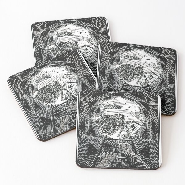 Item preview, Escher - New Year's Greeting Card designed and sold by funnypixels.