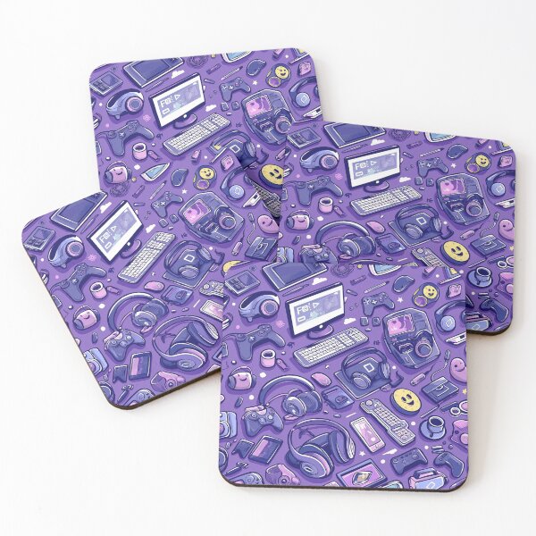 Item preview, Purple Gaming Pattern designed and sold by CrediShirts.
