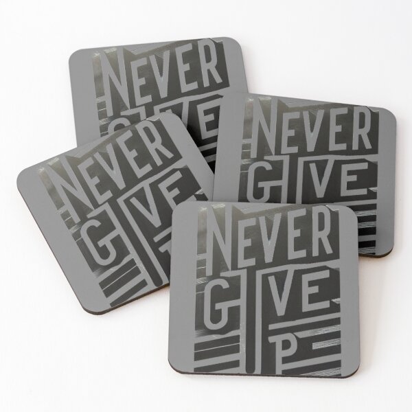 Item preview, Never Give Up - Keep Fighting Until the End designed and sold by Nassimdesigns.