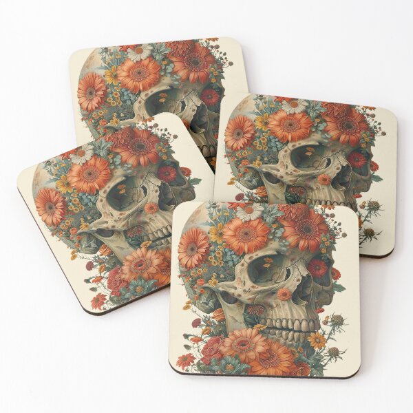 Item preview, Blooming Skull designed and sold by CharlesAFish.