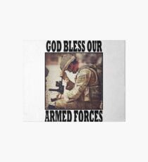 God bless our armed forces - UK Art Board