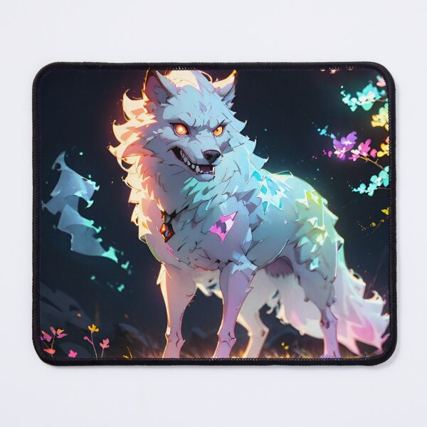Item preview, Magic And Vicious White Wolf  designed and sold by PolygonPinnacle.