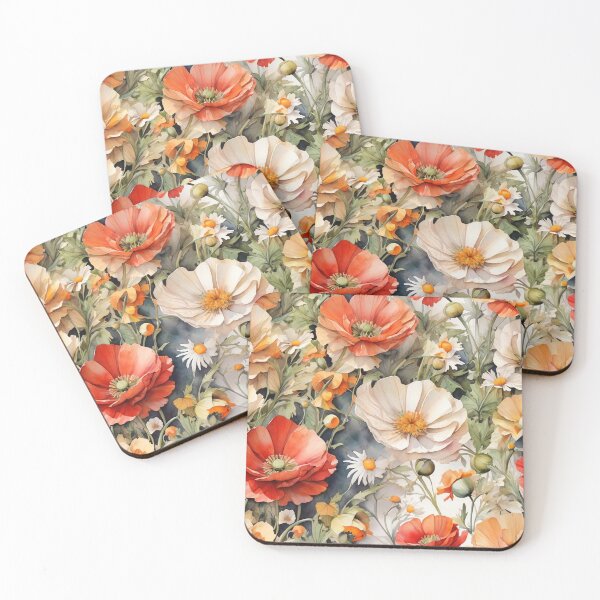 Item preview, Pastel Poppies and Daisies designed and sold by CheLiia.