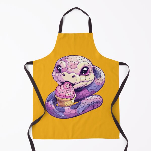 Item preview, Cute Snake eats an ice cream designed and sold by MaateoDesign.