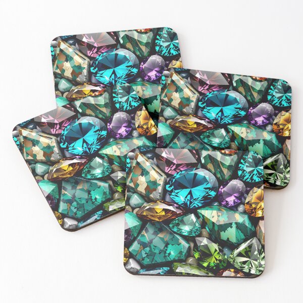 Item preview, Abstract Gemstone Camouflage Pattern designed and sold by TheArtOfPat.
