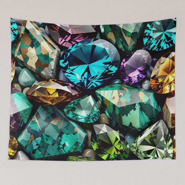 Item preview, Abstract Gemstone Camouflage Pattern designed and sold by TheArtOfPat.