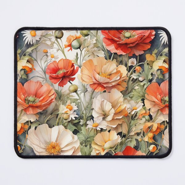 Item preview, Pastel Poppies and Daisies designed and sold by CheLiia.