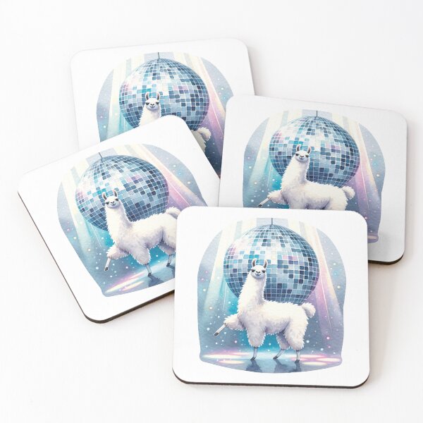 Item preview, Disco llama designed and sold by MoxisWatercolor.