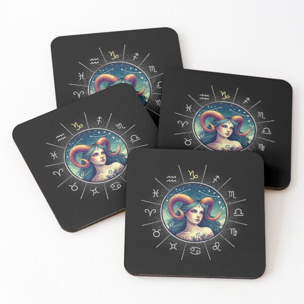 Artikelvorschau, ZODIAC Steinbock - Astrologisches STEINBOCK - STEINBOCK - ZODIAC-Zeichen - Van-Gogh-Stil - 2 entworfen und verkauft von ArtProjectShop.