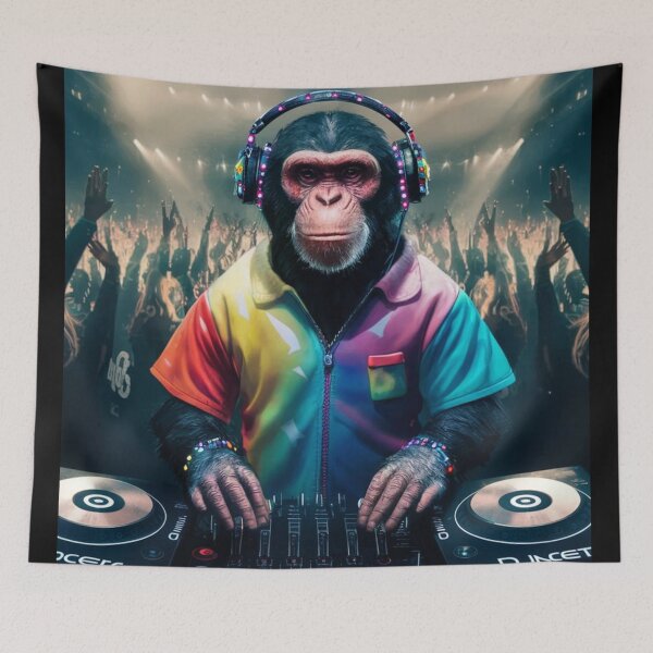 Item preview, concert monkey designed and sold by KolorowySwiata.