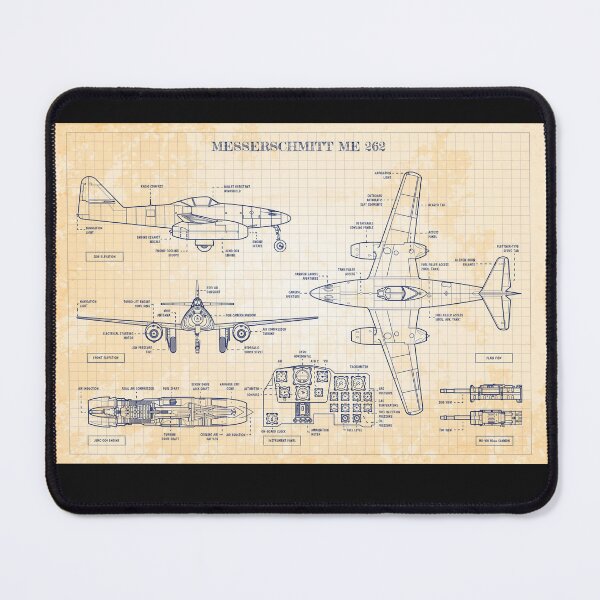 Item preview, Messerschmitt Me 262 (Old Blue Grid) designed and sold by BGALAXY.