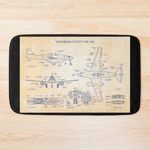Item preview, Messerschmitt Me 262 (Old Blue Grid) designed and sold by BGALAXY.