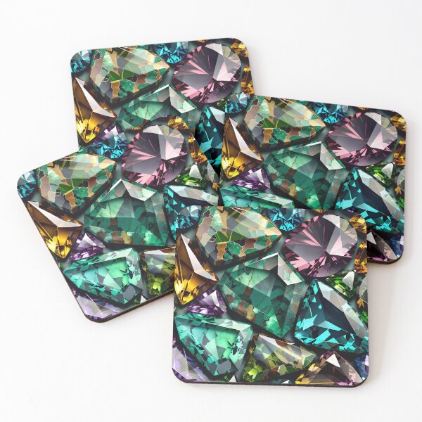 Item preview, Abstract Gemstone Camouflage Pattern designed and sold by TheArtOfPat.
