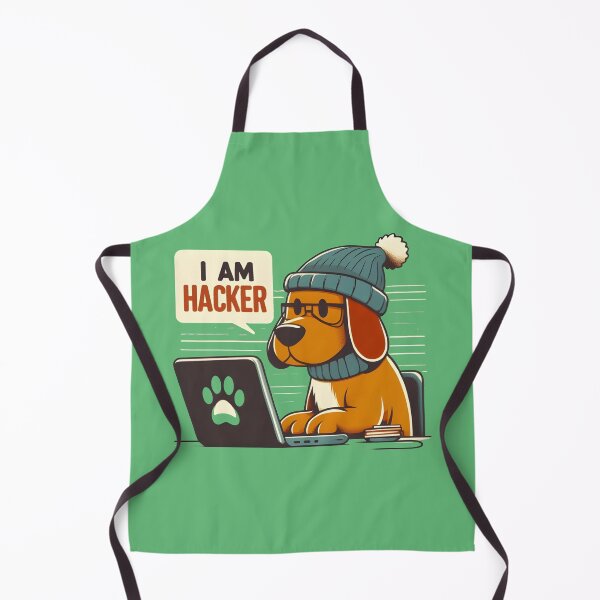 Item preview, Cute Dog wearing cap, shawl and glasses working on Laptop designed and sold by IlikeStyle.