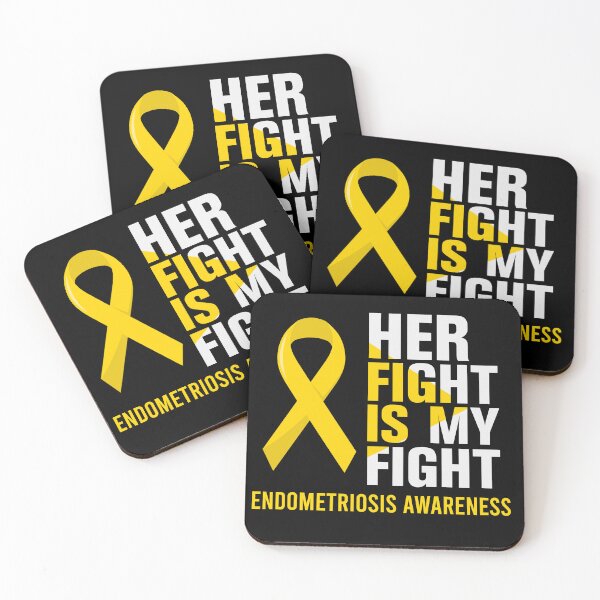 Item preview, Her Fight Is My Fight Endometriosis Awareness designed and sold by 2mrwdust.