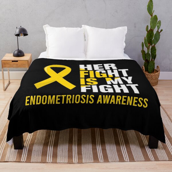 Item preview, Her Fight Is My Fight Endometriosis Awareness designed and sold by 2mrwdust.