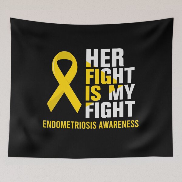 Item preview, Her Fight Is My Fight Endometriosis Awareness designed and sold by 2mrwdust.