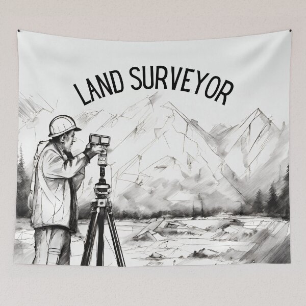 Item preview, Land surveyor designed and sold by JDGeoShop.