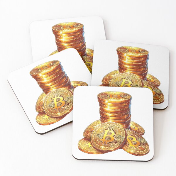 Item preview, Stack of Bitcoins Cryptocurrency Crypto Token Coin designed and sold by kylmllr101684.