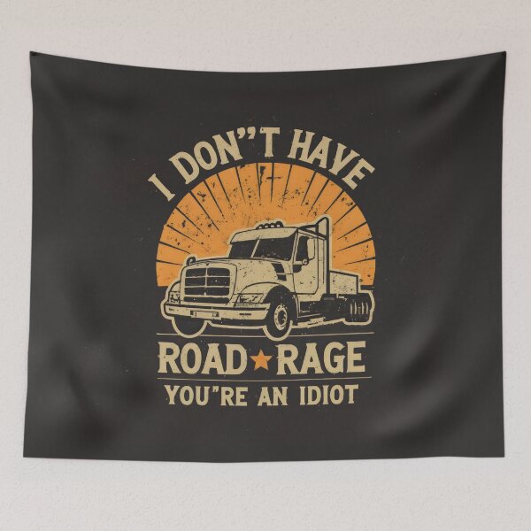 Item preview, the frustrations of truckers on road designed and sold by Firas Aljazzar.