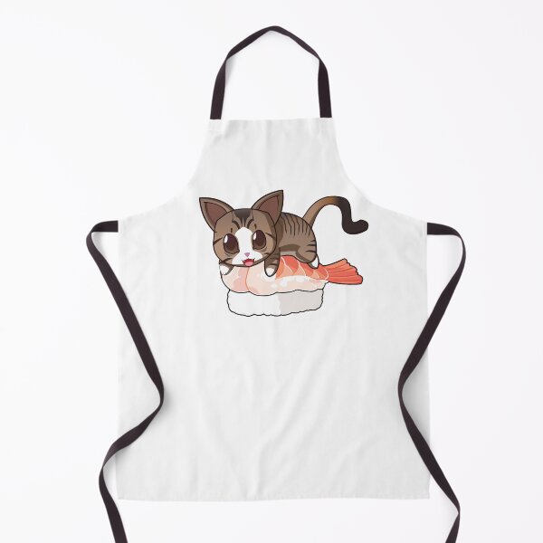 Item preview, Brown Stripped Cat Shrimp Sushi designed and sold by myanko.