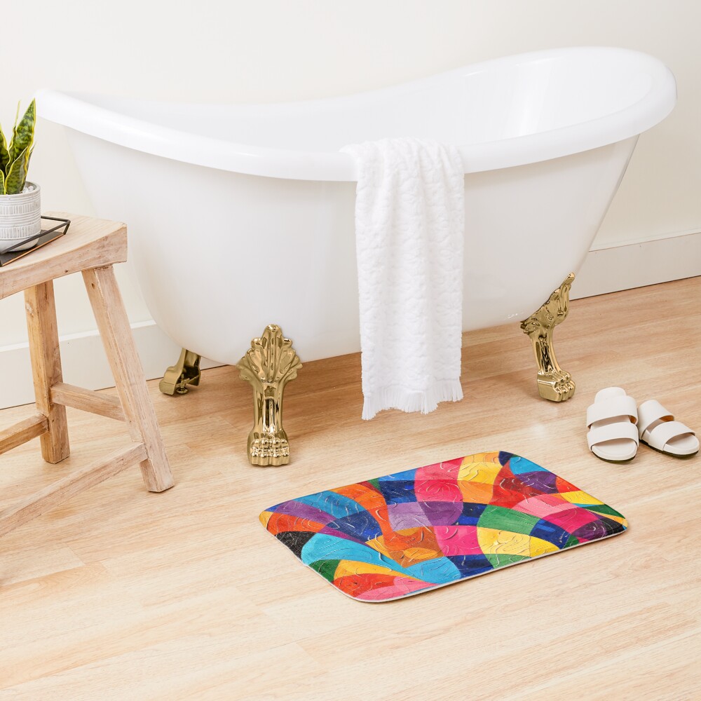 Item preview, Bath Mat designed and sold by FlowersColorful.