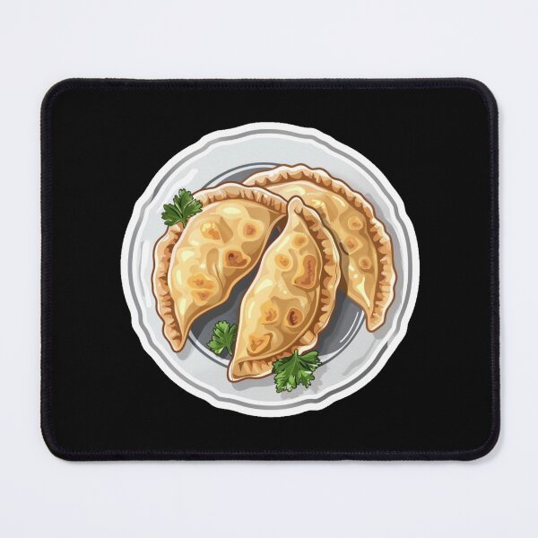 Item preview, Polish pierogi plate tasty sticker style designed and sold by SmileshareShop.