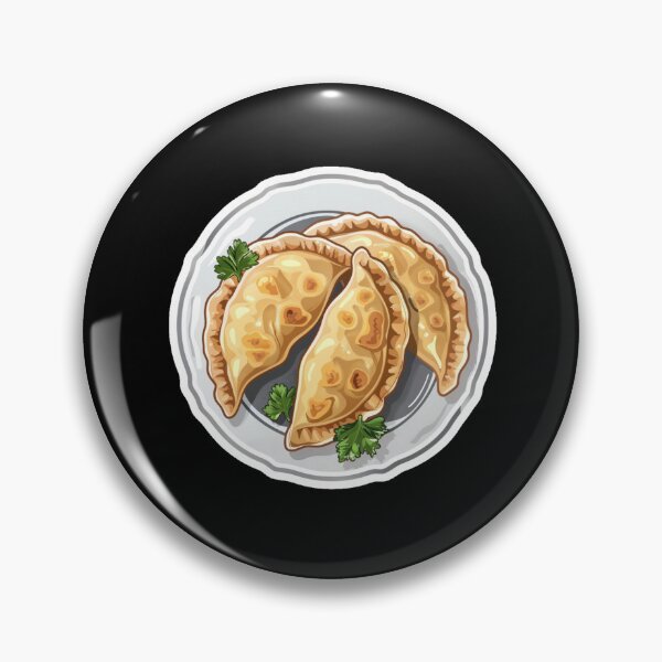 Item preview, Polish pierogi plate tasty sticker style designed and sold by SmileshareShop.