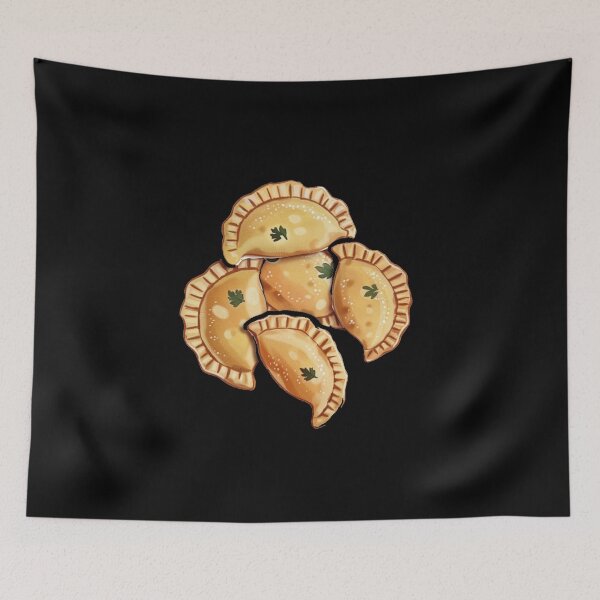 Item preview, Polish pierogi plate tasty sticker style designed and sold by SmileshareShop.