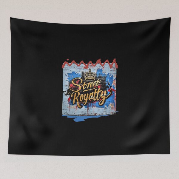 Item preview, Coronation Street Graffiti Crown T-Shirt Design | Urban Wall Art designed and sold by zax454.