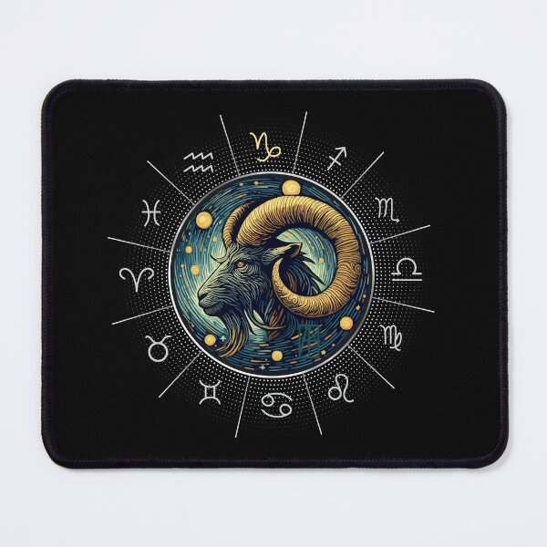 Item preview, ZODIAC Capricorn - Astrological CAPRICORN - CAPRICORN - ZODIAC sign - Van Gogh style - 5 designed and sold by ArtProjectShop.