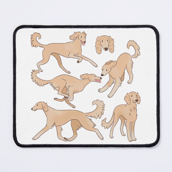 Item preview, Cute cream saluki dog pattern  designed and sold by Yaragold.