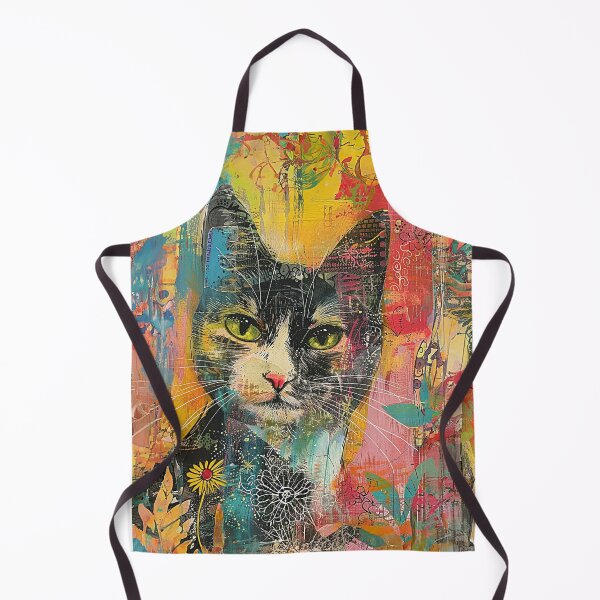 Item preview, Abstract Springtime Kitty 9 designed and sold by Made-by-Gus.